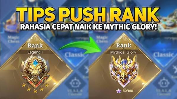 cara push rank Mythic solo