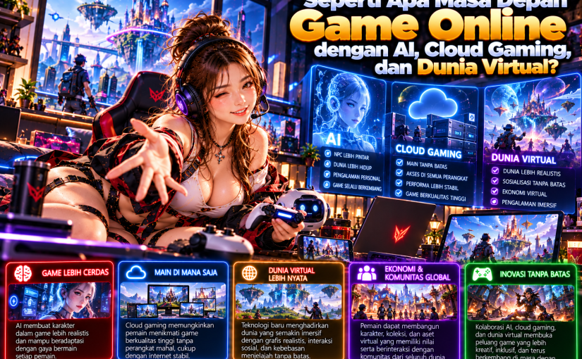 Seperti Apa Masa Depan Game Online dengan AI, Cloud Gaming, dan Dunia Virtual?